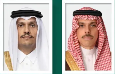 وزير الخارجية السعودي يتلقى اتصالاً هاتفياً من رئيس وزراء قطر لبحث التنسيق الإقليمي