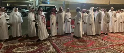 آل العباسي يتلقون التعازي في وفاة حامد عبدربه العباسي