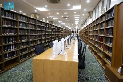 مكتبة المسجد النبوي تستقبل ضيوف الرحمن بخدمات معرفية متميزة