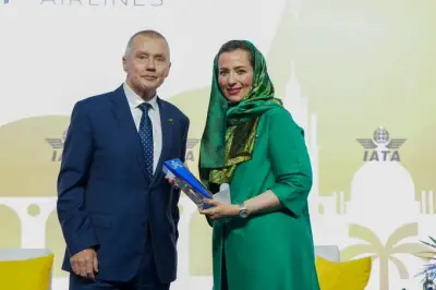 فوز الدكتورة رانيا التركي بجائزة القدوة الملهمة من إياتا في البرازيل
