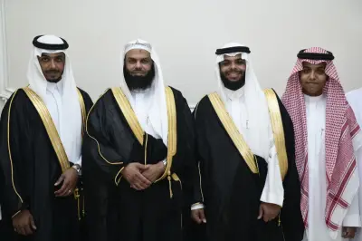 بامطرف والذياباني وباجابر يحتفلون بزفاف سالم وأحمد في جدة