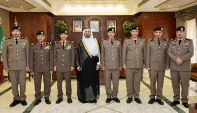 نائب أمير مكة يقلد قيادات أمنية رتبهم الجديدة