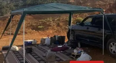 ضبط مخالف للتخييم دون ترخيص في محمية الإمام فيصل بن تركي
