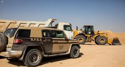 ضبط مقيمين يمنيين استغلا الرواسب في المدينة المنورة