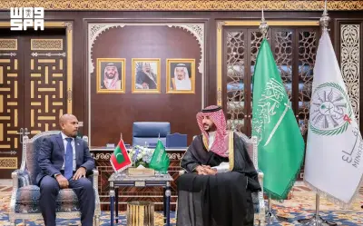 لقاء وزير الدفاع السعودي بنظيره المالديفي في جدة لتعزيز التعاون الدفاعي