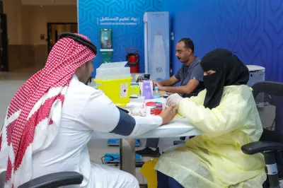 الجامعة السعودية الإلكترونية تطلق حملة للتبرع بالدم بالشراكة مع الحرس الوطني