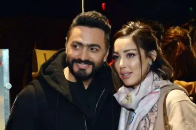 تامر حسني يرد لأول مرة على الجدل حول العودة لطليقته بسمة بوسيل