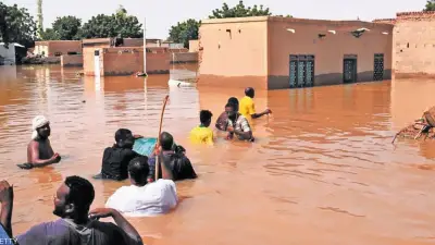 مصرع شخصين وتضرر 174 بأمطار وسيول في ثلاث ولايات سودانية