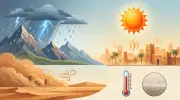 أمطار رعدية ورياح مثيرة للأتربة وارتفاع الحرارة إلى 45 درجة في عدة مناطق