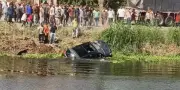 مصرع أسرة كاملة بعد سقوط سيارة في ترعة المريوطية بالبدرشين