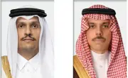 وزير الخارجية يتلقى اتصالاً من رئيس وزراء قطر لبحث تطورات المنطقة