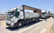 قافلة مساعدات سعودية جديدة تصل غزة بتموين غذائي للأسر المحتاجة