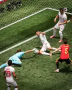 تعادل سلبي بين بلجيكا وإيران في كأس العالم 2026 بلوس أنجلوس
