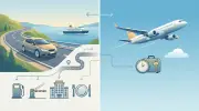 رحلة 2000 كم: السيارة أم الطيران الاقتصادي؟ مقارنة التكلفة الحقيقية