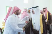 أمير الشرقية ووزير الطاقة يؤديان صلاة الميت على شهداء مروحية أرامكو