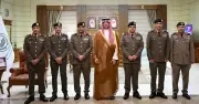 محافظ جدة يقلد العميد الزهراني رتبته الجديدة