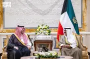 أمير الكويت وولي العهد يلتقيان الأمير تركي بن محمد