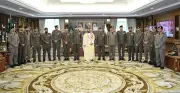 أمير جازان يقلد قيادات أمنية رتبهم الجديدة