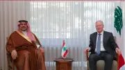 السفير الدوسري يقدم أوراق اعتماده لوزير خارجية لبنان