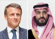 ولي العهد والرئيس الفرنسي يؤكدان دعم الجهود الدبلوماسية لخفض التصعيد الإقليمي