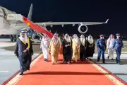 وزير الخارجية يصل المنامة للمشاركة في الاجتماع الوزاري الخليجي الأمريكي