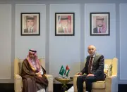لقاء وزير خارجية السعودية بنظيره الأردني على هامش اجتماع الجامعة العربية