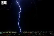 استمرار العواصف الرعدية في جنوب غرب السعودية حتى نهاية الأسبوع
