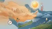 الأرصاد يحذر من رياح وأتربة على 8 مناطق وأمطار رعدية جنوب المملكة الخميس
