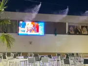 أجواء المونديال تحضر إلى بوليفارد مرات بشاشة عملاقة ونوافير وأنظمة تبريد