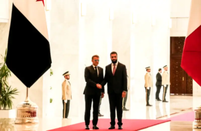 الشرع وماكرون يبحثان التعاون الثنائي والملفات الإقليمية في دمشق
