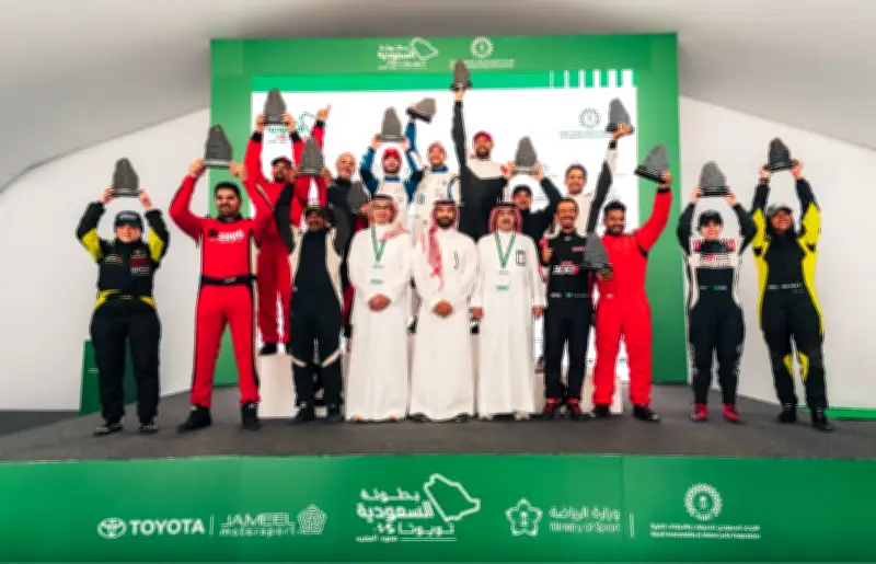 مأمون القباني يتوج بالمركز الأول في افتتاح بطولة السعودية تويوتا صعود الهضبة 2026
