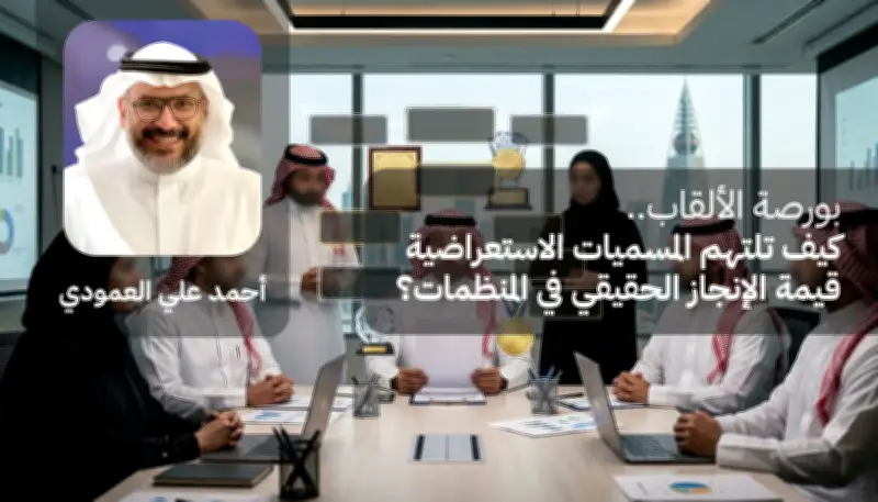 بورصة الألقاب: كيف تلتهم المسميات الاستعراضية قيمة الإنجاز الحقيقي في المنظمات؟