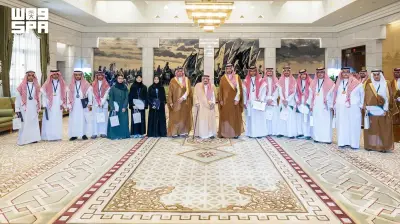أمير الرياض يستقبل الطلاب الفائزين بآيسف 2026 والأولمبياد الوطني